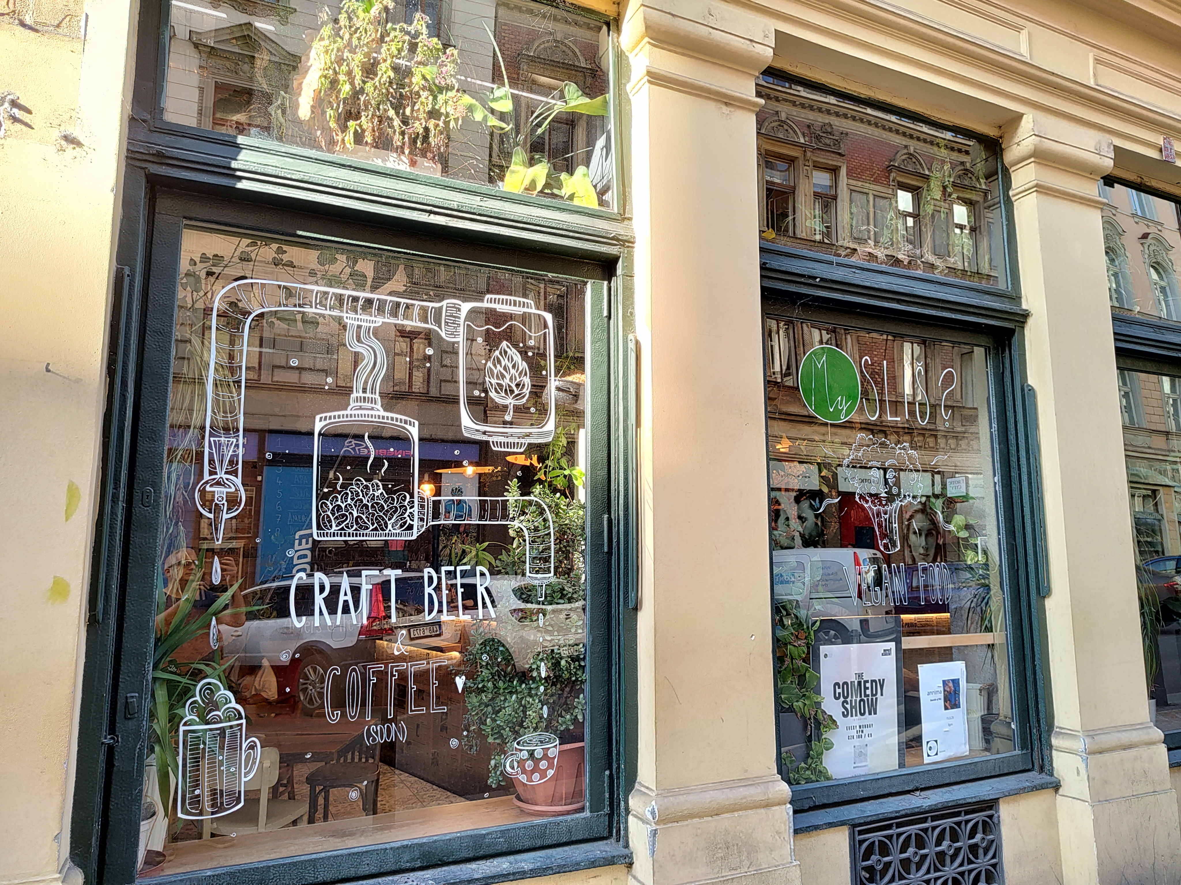 Bar de cerveza artesanal craft Myslíš en Praga