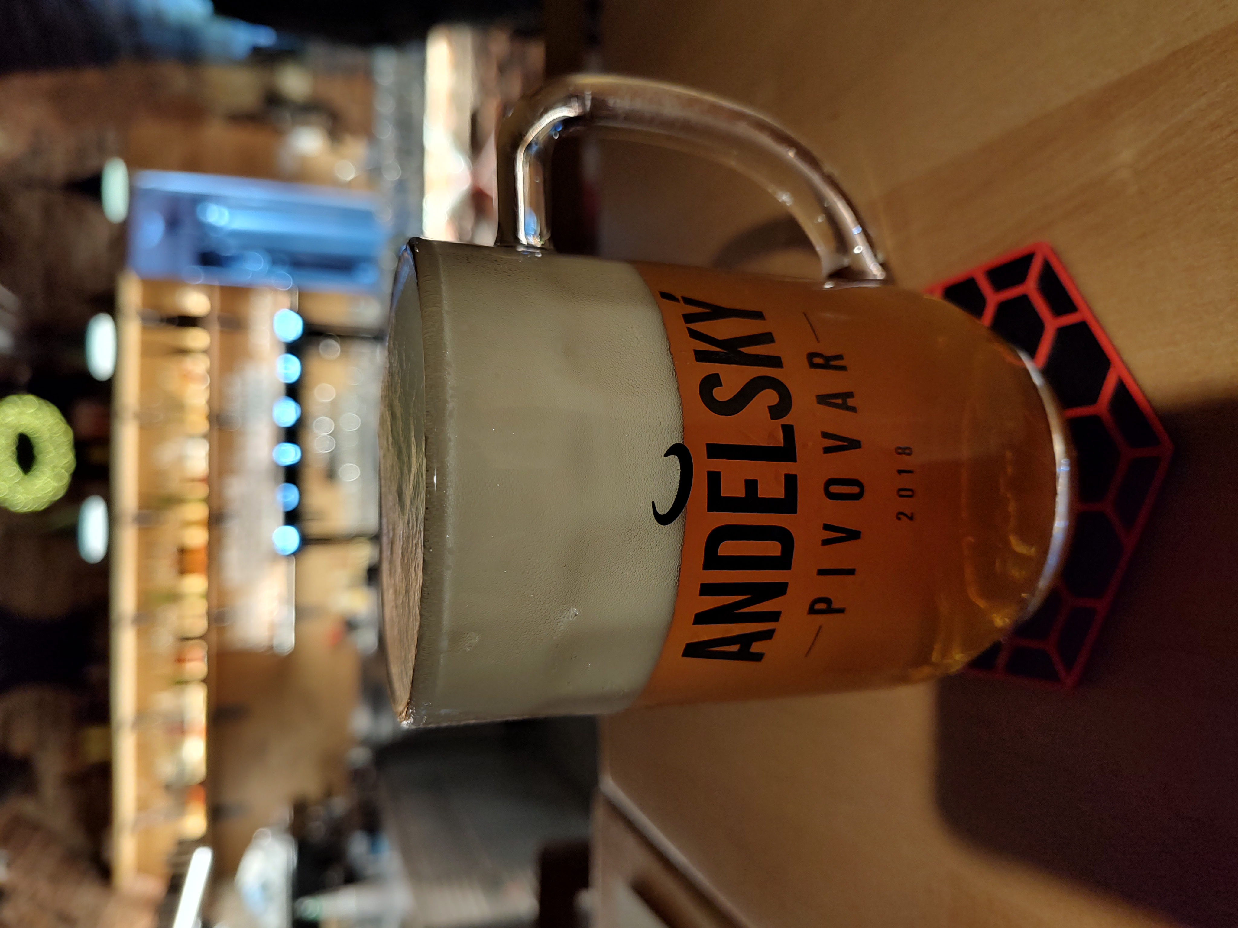 Cerveza Andělská 11º del Andělský Pivovar en Praga