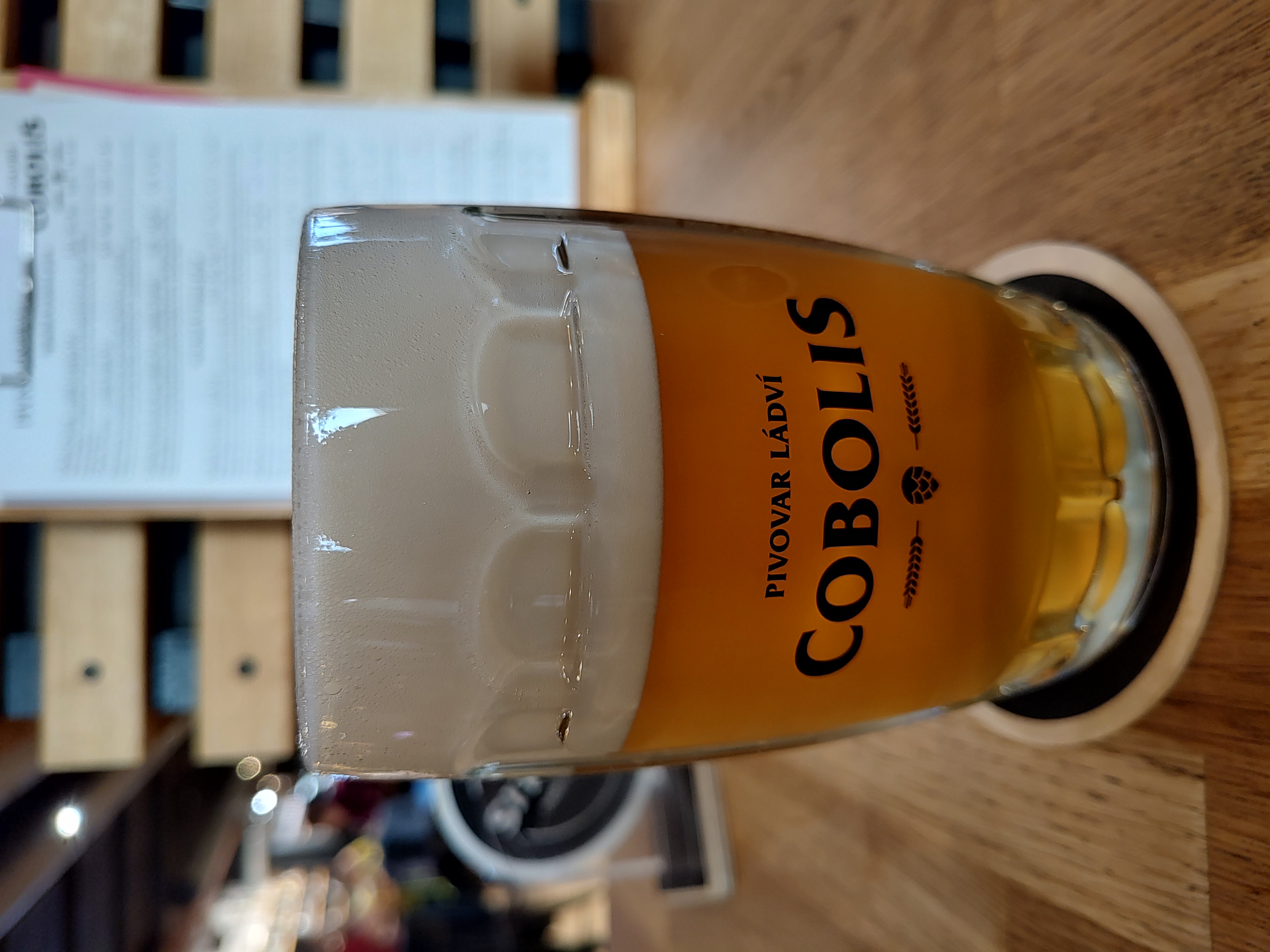 Cerveza Praotec 12º del brewpub Cobolis en Praga