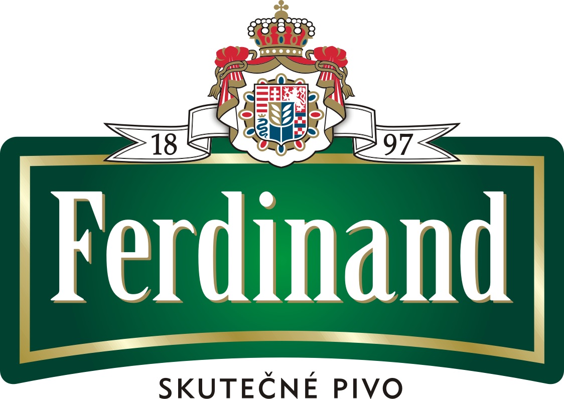 Logo de la cerveza checa de Benešov Ferdinand, famosa por su restaurante Ferdinand en Praga
