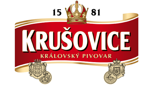 Logo de la cerveza checa Krušovice