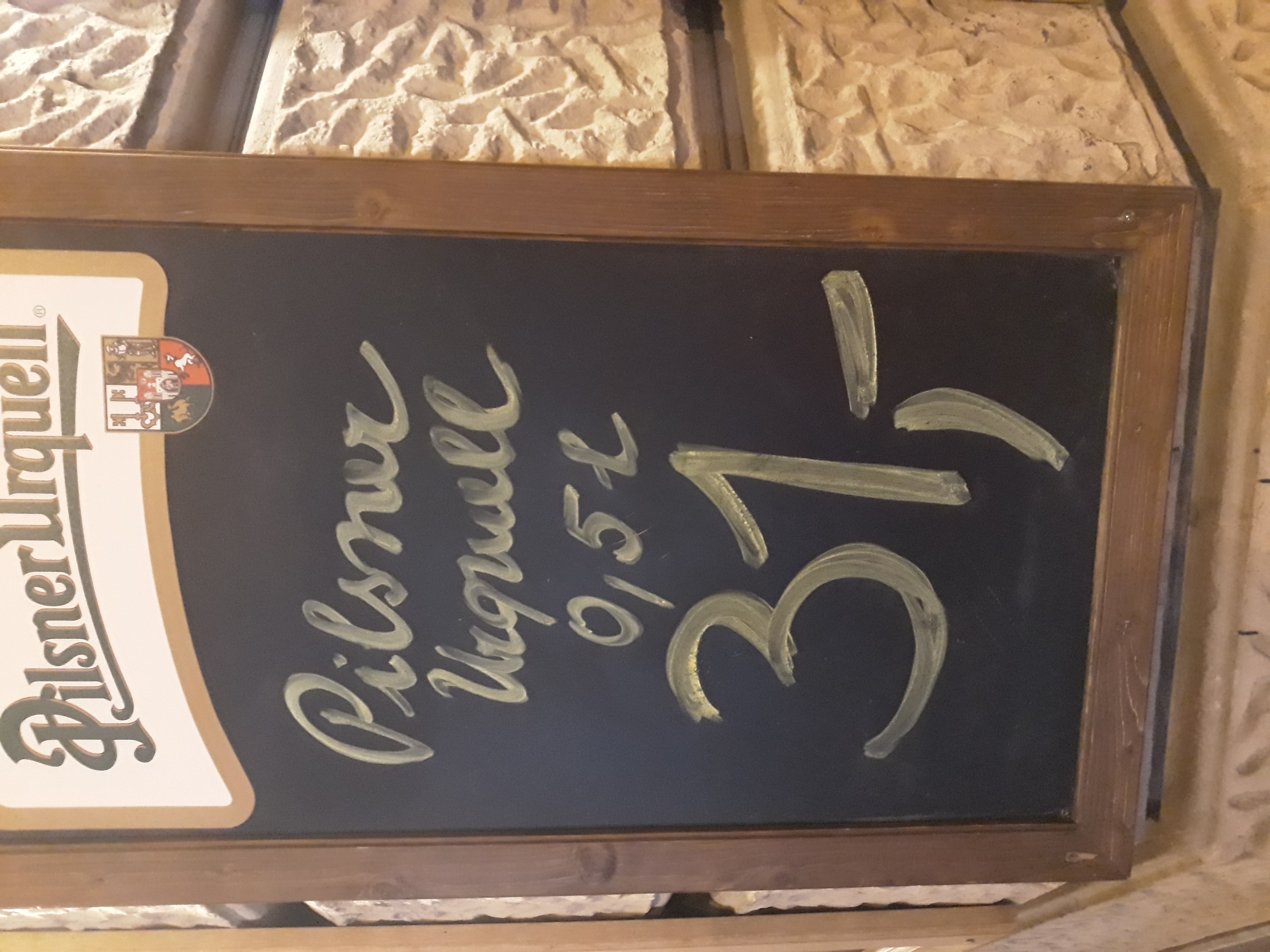 La Pilsner Urquell era posible encontrarla a 31 coronas en 2017