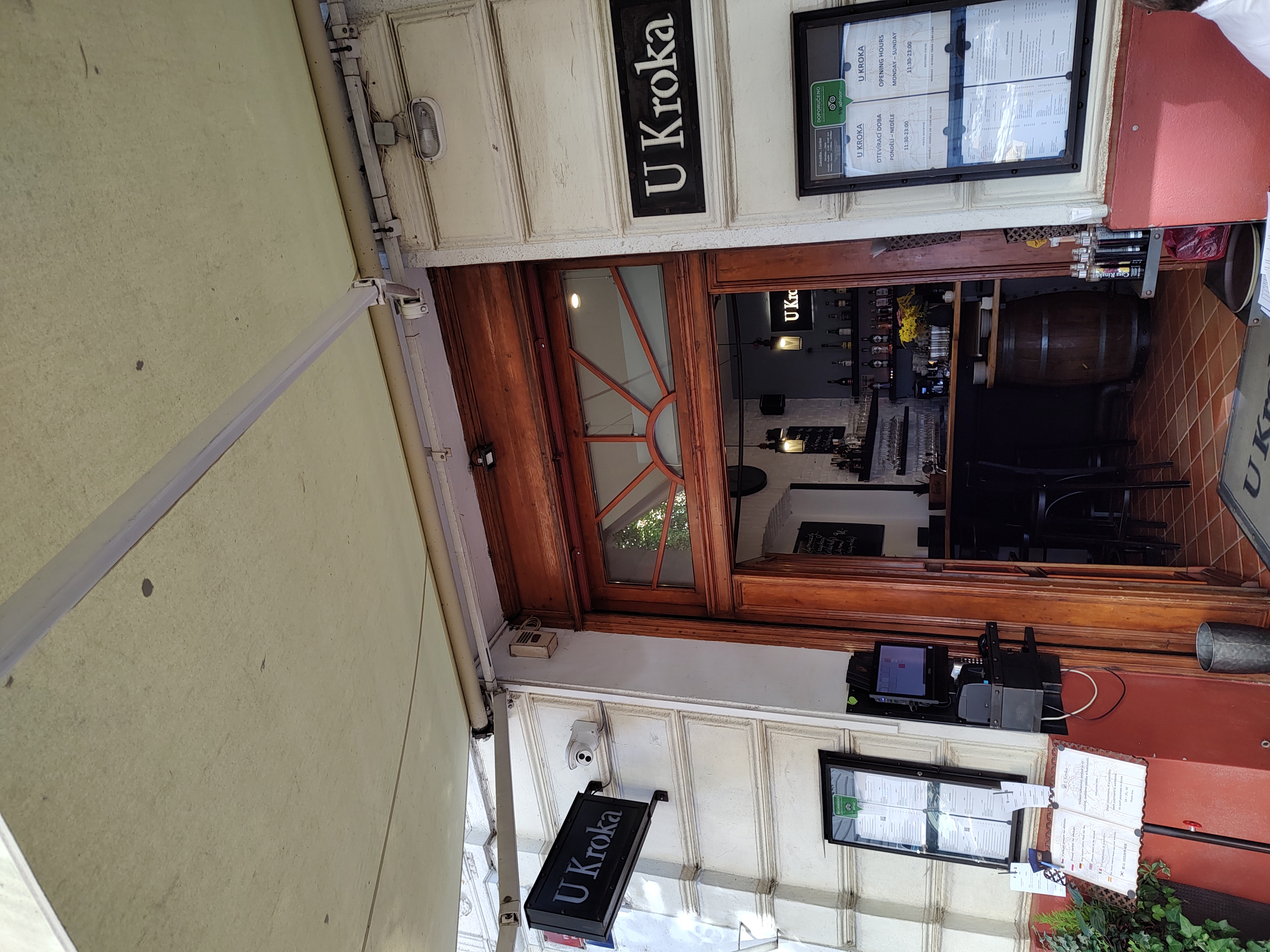 restaurante U Kroka en Praga, cerca de Vyšehrad