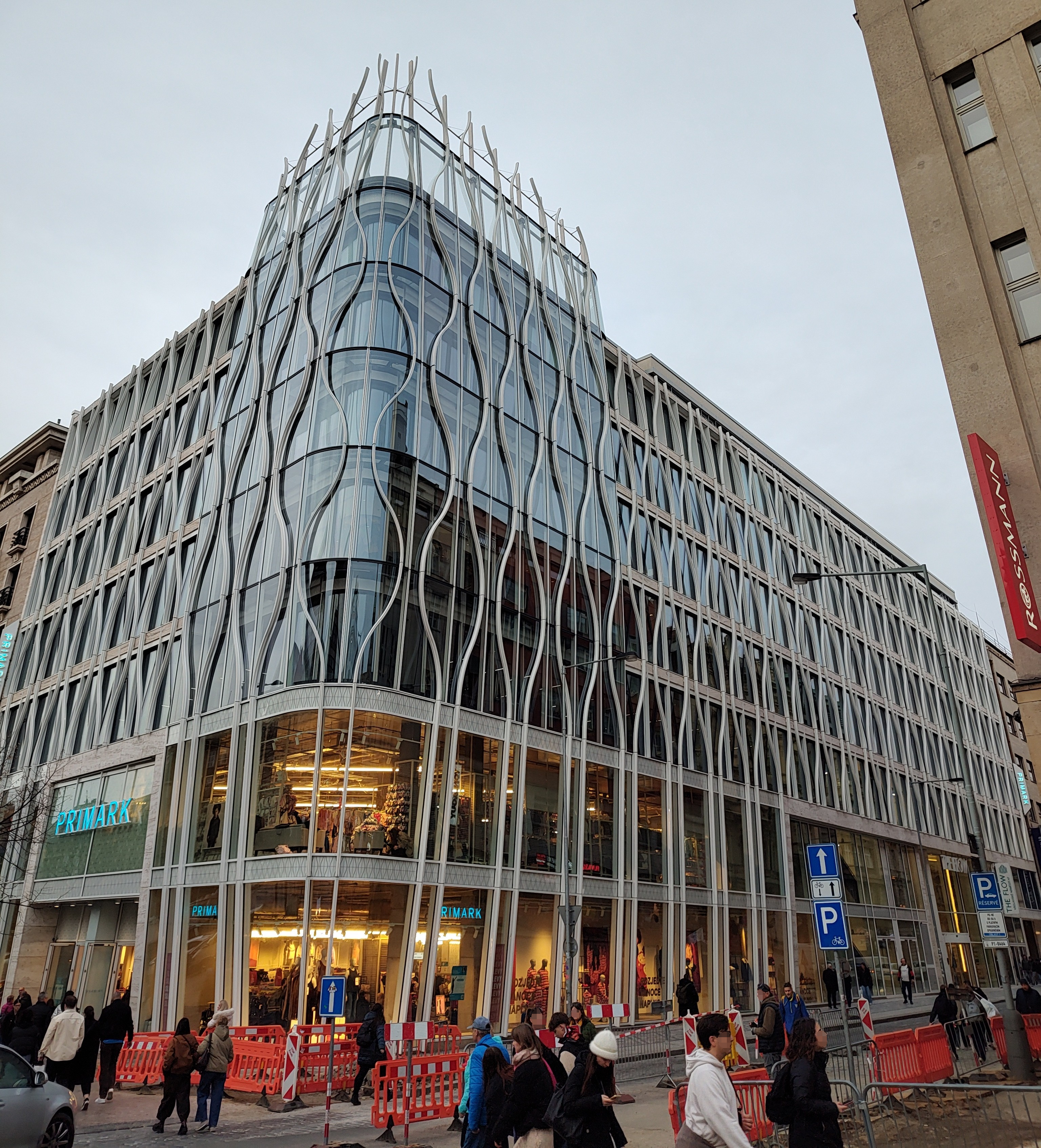 El Primark en construcción en Praga
