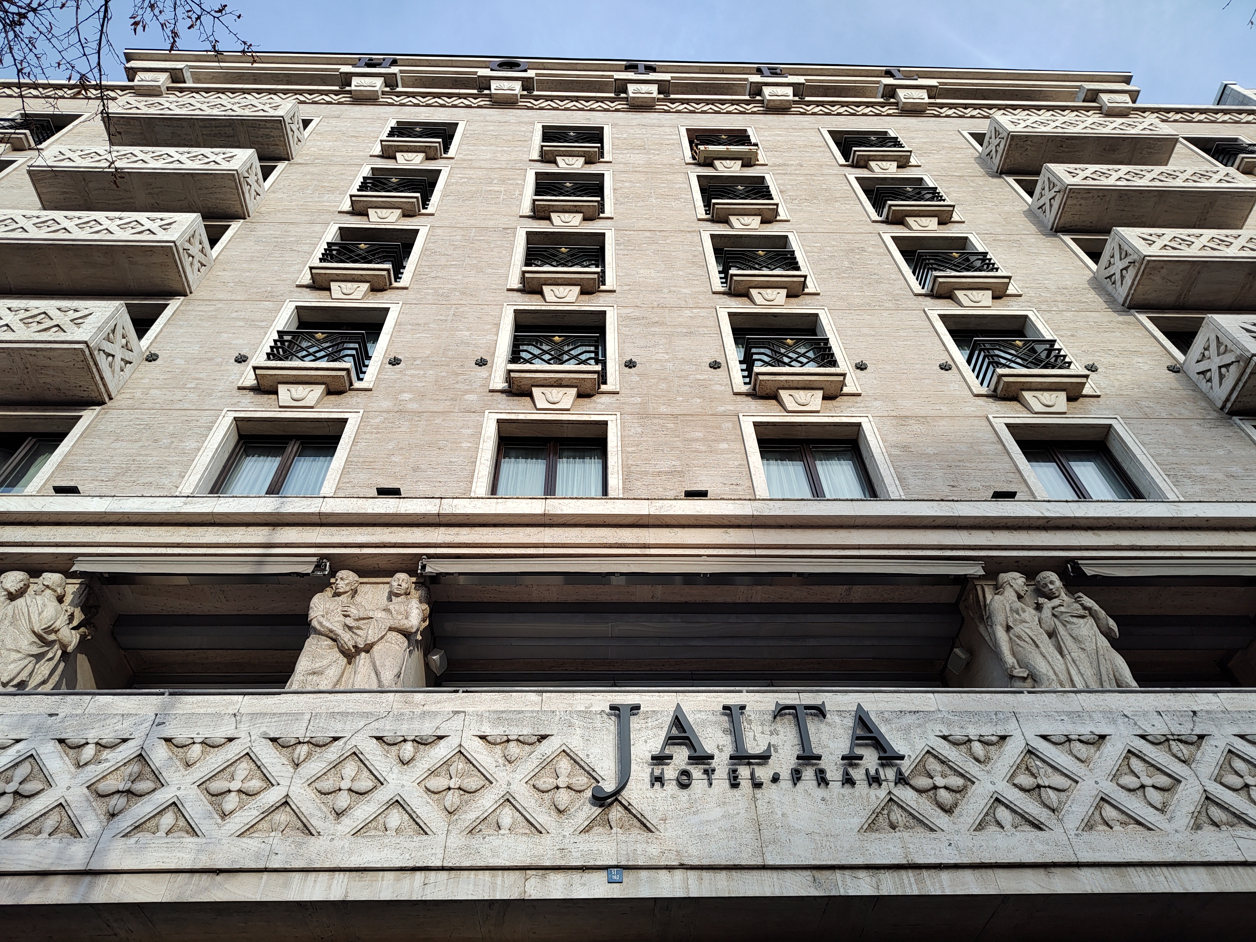 Hotel Jalta en la plaza de Wenceslao, Praga