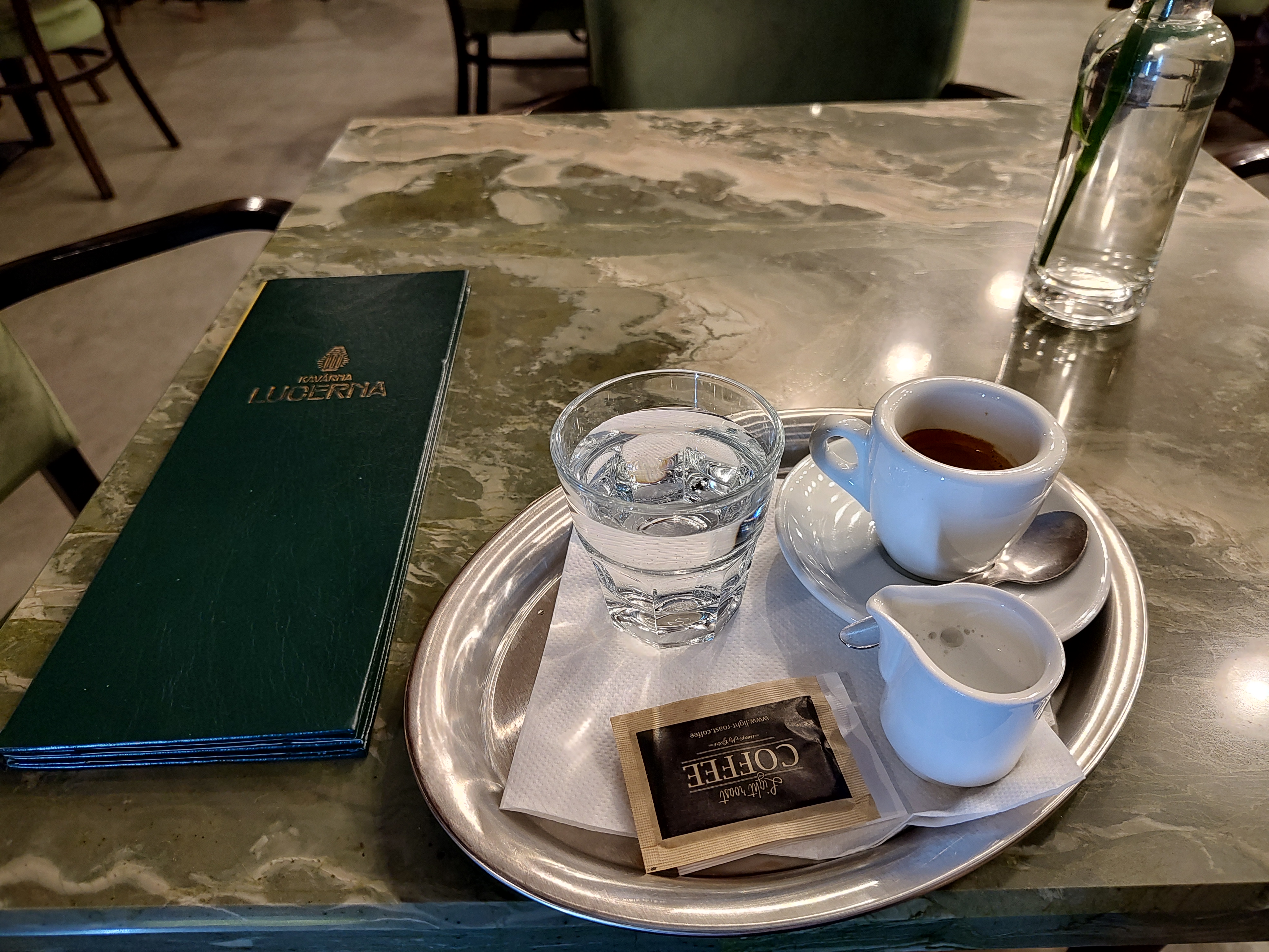 Café de Kavárna Lucerna, Praga