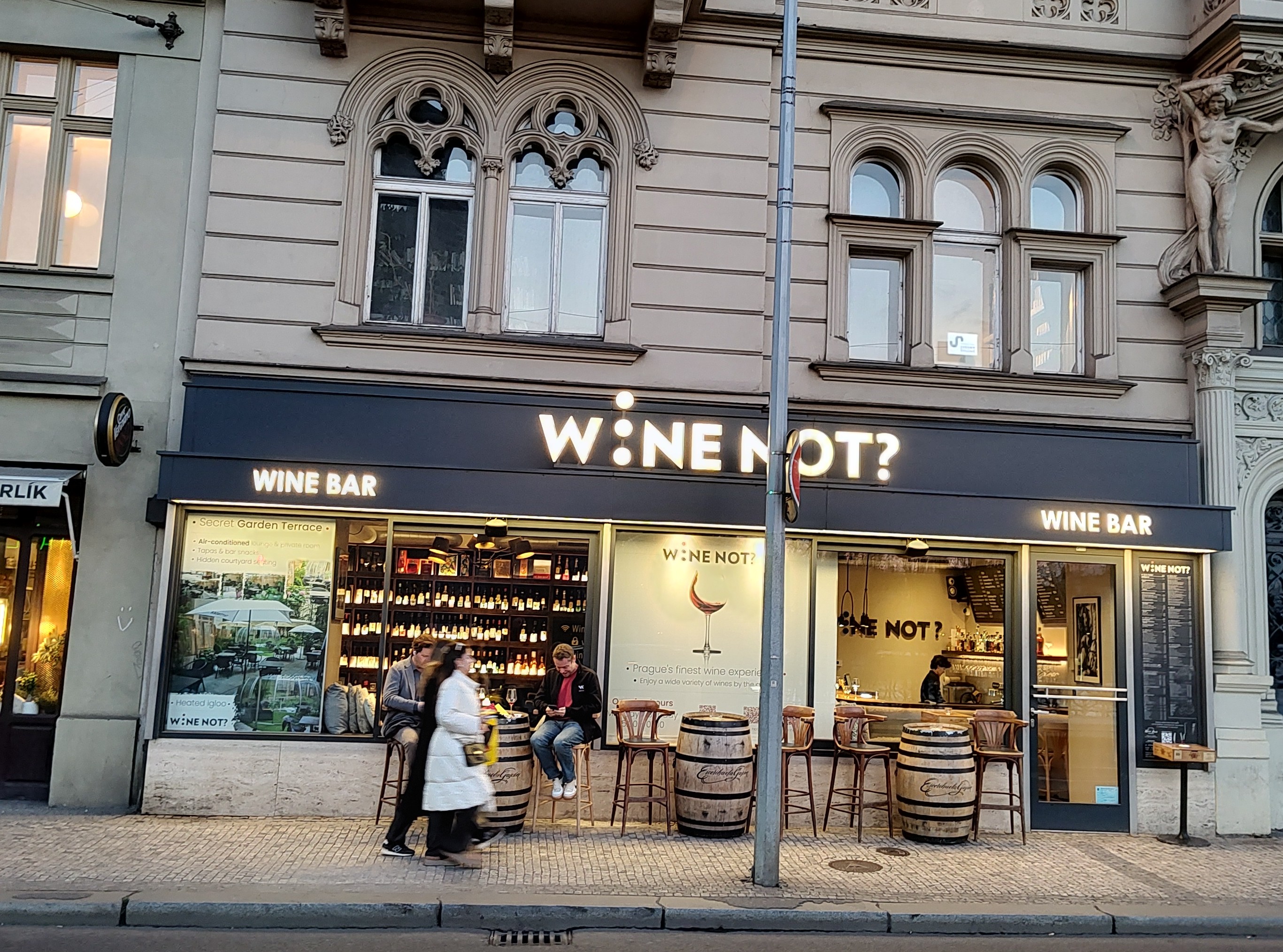 Wine Not Bar, un bar de vinos en Praga