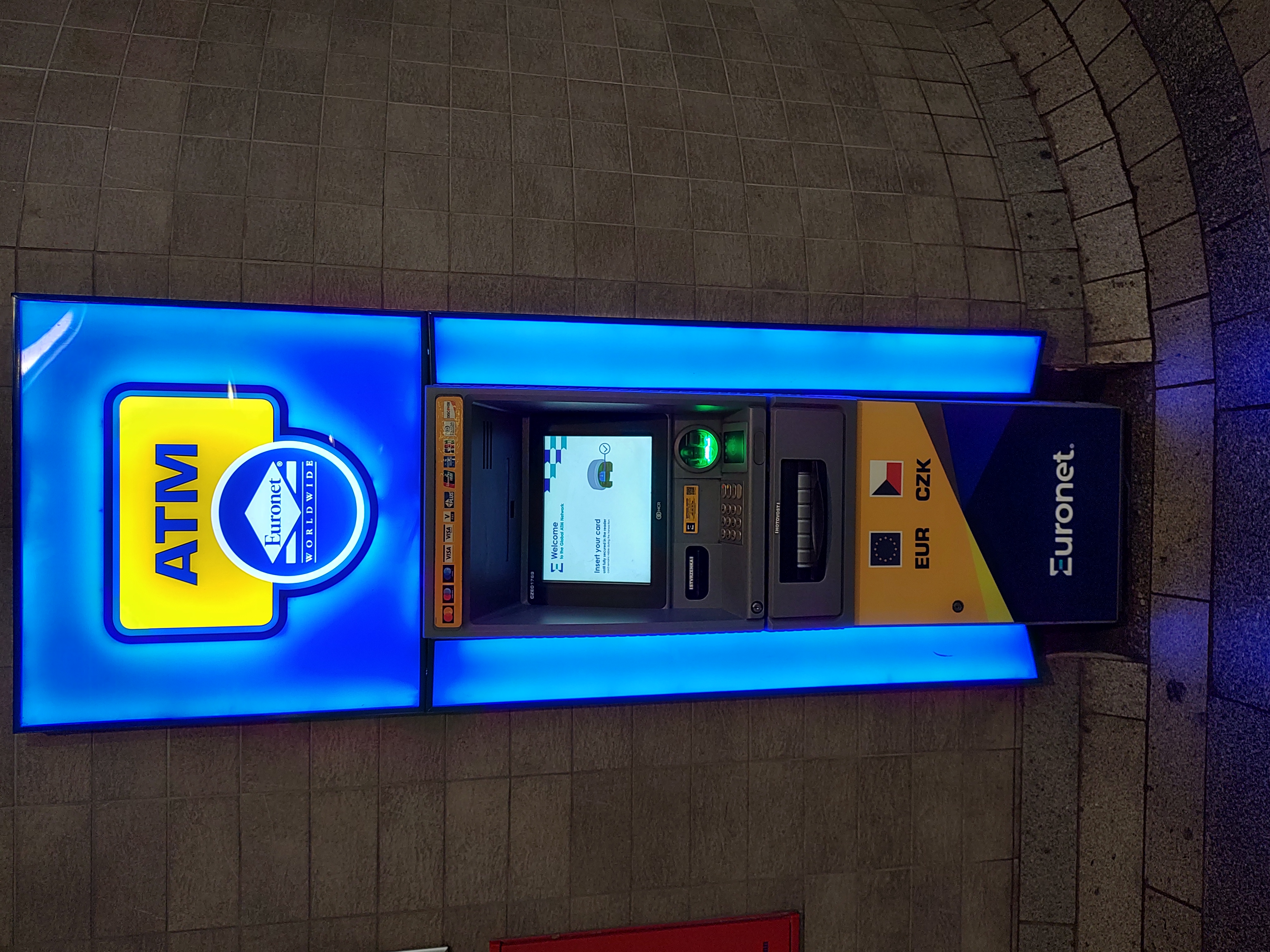 Cajero Euronet en Praga, no recomendable